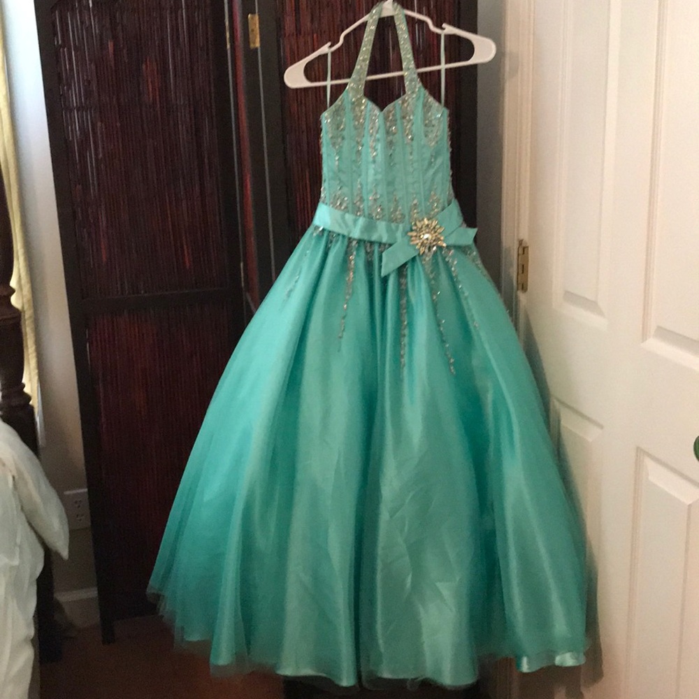 Girls pageant dress size 8